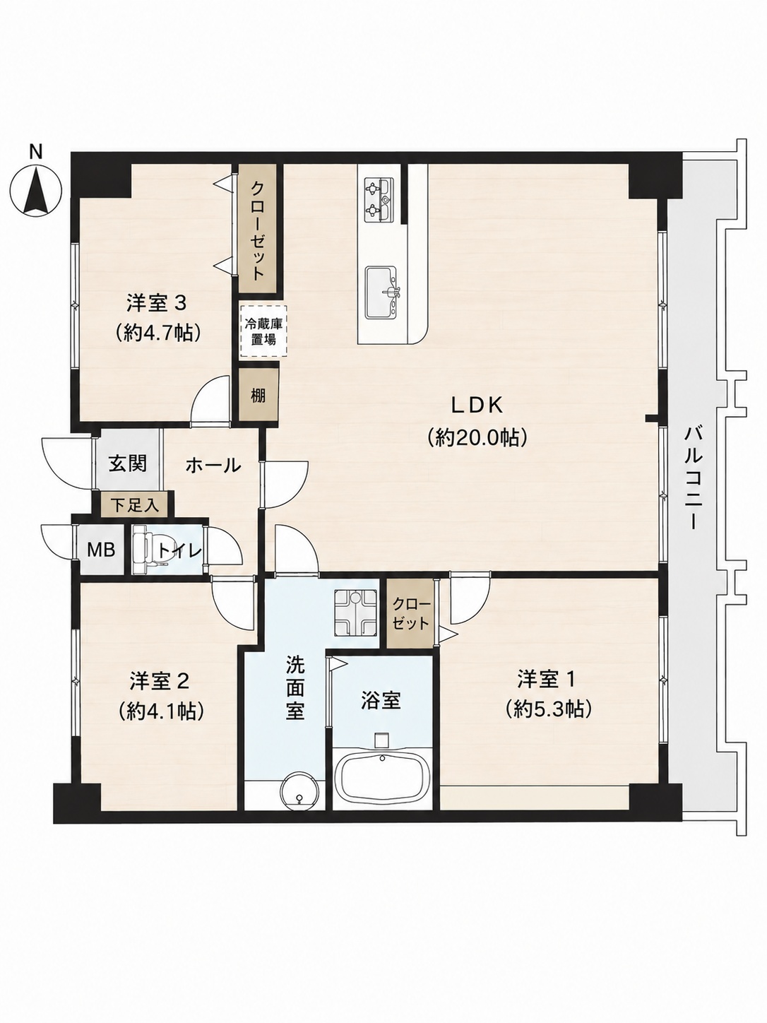 (間取) (間取)